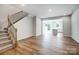 Spacious living room with hardwood floors and an open layout at 2235 Hedgecliff Rd # 4, Kannapolis, NC 28025