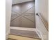 Modern stairwell with geometric accent wall at 444 19Th Avenue Nw Cir, Hickory, NC 28601