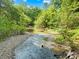 Peaceful creek with lush greenery along its banks at 10250 Barringer Ct, Mount Pleasant, NC 28124