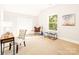 Bright bedroom with window seat and built-in shelving at 10250 Barringer Ct, Mount Pleasant, NC 28124
