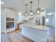 Modern kitchen with stainless steel appliances and granite countertops at 2716 Manor Stone Way, Indian Trail, NC 28079