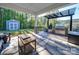 Spacious backyard with patio, outdoor kitchen, and shed at 2716 Manor Stone Way, Indian Trail, NC 28079