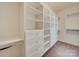 Spacious walk-in closet with ample shelving and hanging space at 2716 Manor Stone Way, Indian Trail, NC 28079