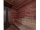 Enjoy this clean and spacious cedar wood sauna at 10604 Russet Pl, Charlotte, NC 28227