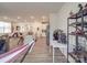 Open concept kitchen with island and stainless steel appliances at 13111 Cottage Crest Ln, Charlotte, NC 28273