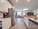 Modern kitchen with stainless steel appliances and island at 13111 Cottage Crest Ln, Charlotte, NC 28273