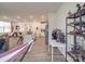 Open concept kitchen with island and stainless steel appliances at 13111 Cottage Crest Ln, Charlotte, NC 28273