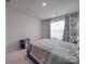 Bedroom with a queen-size bed and window coverings at 13111 Cottage Crest Ln, Charlotte, NC 28273