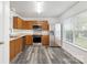 Kitchen with stainless steel appliances and wood cabinets at 1584 Arborgate Dr # 90, Rock Hill, SC 29732