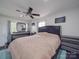 Bedroom with a comfy bed and gray dresser at 1517 Kimberly Rd, Charlotte, NC 28208