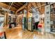 Vintage gas pumps add character to this eclectic living room at 310 Arlington Ave # Multiple, Charlotte, NC 28203