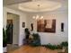 Spacious dining room with hardwood floors and a chandelier at 4016 Holly Villa Cir, Indian Trail, NC 28079