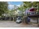 Row of townhouses with private decks and garages at 324 W 10Th St, Charlotte, NC 28202