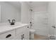 Bathroom with vanity, bathtub, and neutral tones at 8012 Deerbridge St # 75, Mint Hill, NC 28227