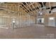 A view of the interior framing of a new home showing the layout at 2059 Parks Rd, Salisbury, NC 28147