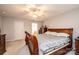 Spacious bedroom with a large bed and ceiling fan at 2640 Ironwood Dr, Hickory, NC 28602