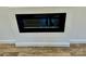 Modern electric fireplace with a sleek design at 901 Linney Ln, Shelby, NC 28152