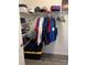 Well-organized closet with ample hanging and shelving space at 7308 Gallery Pointe Ln, Charlotte, NC 28269