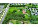 Aerial view showing house and garden at 12708 Hamilton Rd, Charlotte, NC 28273