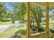 View from a porch showing a residential street and neighboring homes at 804 Sowell St, Lancaster, SC 29720