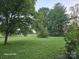 Spacious grassy yard with mature trees, offering a peaceful setting at 1176 Shearers Rd, Mooresville, NC 28115