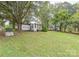 Mobile home with a large grassy backyard at 519 S Mulberry St, Cherryville, NC 28021