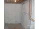 Unfinished basement with plumbing and exposed pipes at 2124 W Main St # C, Albemarle, NC 28001