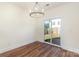 Bright dining area with sliding glass door to backyard at 1034 Gaston Ave, Gastonia, NC 28052