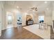 Bright loft area with two bedrooms and a full bathroom at 540 Kenway Loop, Mooresville, NC 28117