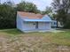 House exterior, light blue awning, small yard at 145 33Rd Sw St, Hickory, NC 28602