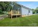 Wooden deck adjacent to the house at 602 Meadow Ave, Spencer, NC 28144