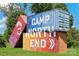 Camp North End signage welcomes residents to this vibrant community at 5209 Stevedore Way, Charlotte, NC 28269