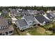 Aerial view of a house in a neighborhood with other houses visible at 2402 Paddlers Cove Dr, Clover, SC 29710