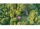 Aerial view of property showing two buildings and a pool at 9226 Maggie Robinson Rd # 143, Waxhaw, NC 28173
