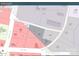 This is a plot map showing the location and boundaries of the property at 213 Belt Dr, Lowell, NC 28056
