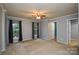 Spacious main bedroom with ceiling fan and carpet at 4105 Christine Ln # B, Waxhaw, NC 28173