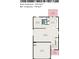First floor layout featuring living room, kitchen, dining area, and patio at 12009 Downy Birch Rd, Charlotte, NC 28227