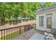 Deck with access to backyard and surrounding trees at 9942 Linksland Dr, Huntersville, NC 28078