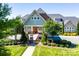Community clubhouse entrance with covered walkway at 12817 Mayes Rd, Huntersville, NC 28078