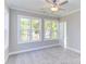 Bedroom with ceiling fan and multiple windows at 0001 Bolton Rd, Catawba, NC 28609