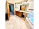 Bathroom with granite countertop and tile flooring at 142 Scotland Dr, Mooresville, NC 28115
