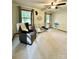 bedroom with hardwood floors and a ceiling fan at 142 Scotland Dr, Mooresville, NC 28115