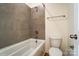 Bathroom with a shower/tub combo and tile surround at 0002 Bolton Rd, Catawba, NC 28609