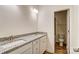 Double vanity bathroom with granite countertops at 0002 Bolton Rd, Catawba, NC 28609
