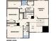 Upper level floor plan with owner's suite and two bedrooms at 9913 Manor Vista Trl, Kannapolis, NC 28027