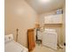 Functional laundry room with washer and dryer hookups at 8510 Olive Branch Rd, Marshville, NC 28103