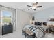 Bright bedroom with window seating, a comfortable bed, and plenty of natural light at 607 Pine Links Dr, Tega Cay, SC 29708