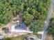 Aerial view of house and property under construction at 3980 Fish Pond Rd, Salisbury, NC 28146