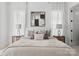 Bright bedroom with large bed and neutral color palette at 5428 Carmel Rd, Charlotte, NC 28226