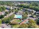 Community pool and tennis court with ample parking at 11719 Ridgeway Park Dr, Charlotte, NC 28277